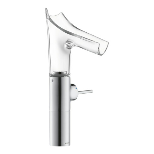 hansgrohe Waschtisch-Einhebelmischer Axor Starck V 220 m Glasausl., unverschließ Abl.garn, chr