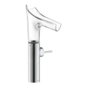 hansgrohe Waschtisch-Einhebelmischer Axor Starck V 220 m Glasausl., unverschließ Abl.garn, chr