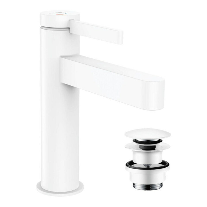 hansgrohe Waschtisch-Einhebelmischer Finoris CSt, A 139mm, m Pus-Op-Ab, m.-we