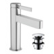 hansgrohe Waschtisch-Einhebelmischer Finoris CSt, A 139mm, m Push-Open-Ablaufg., ch-3