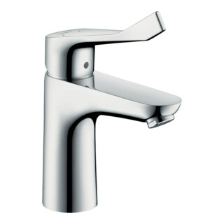 hansgrohe Waschtisch-Einhebelmischer Focus 100 o ZugstAblGar, m ex. lang. Komf.Griff, c
