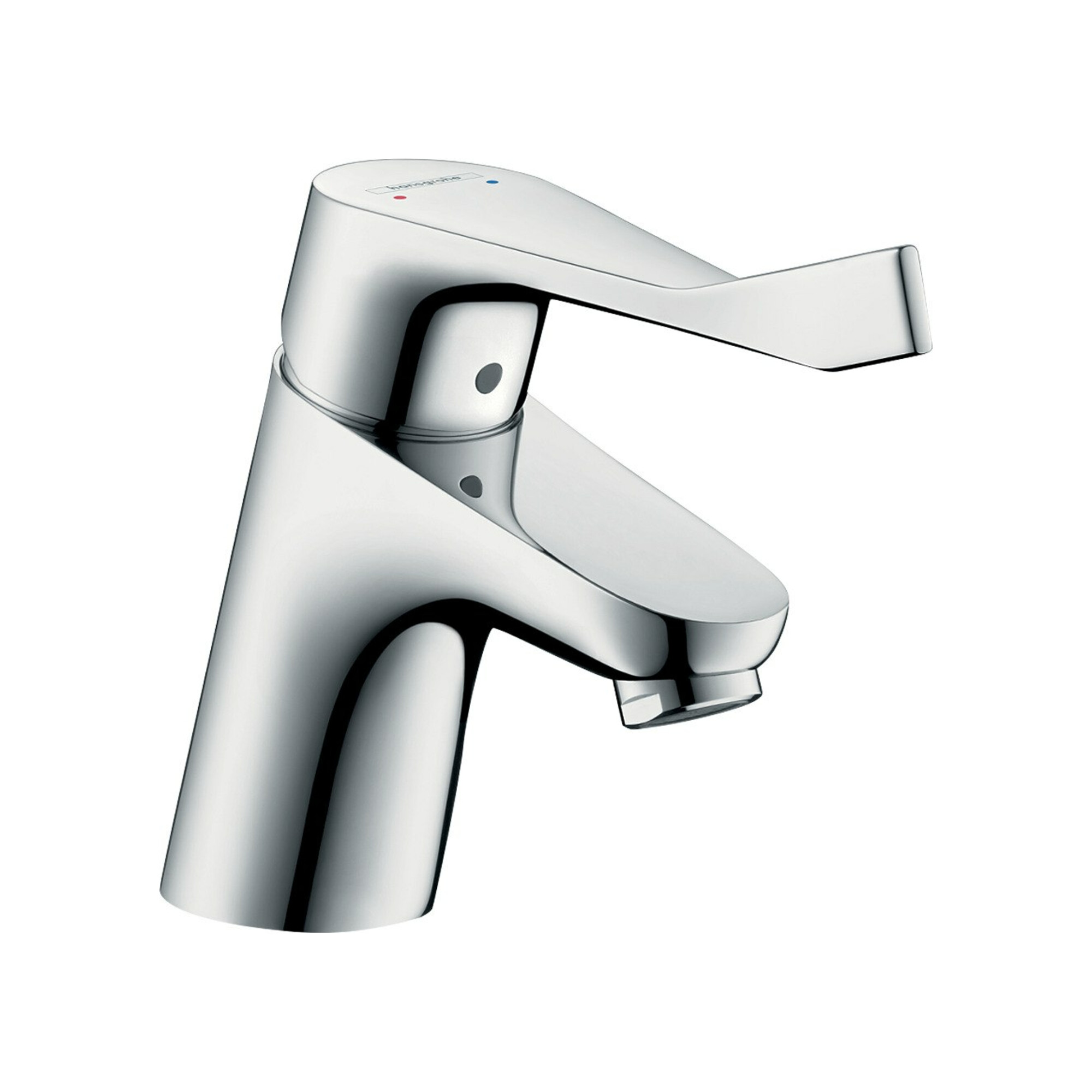 hansgrohe Waschtisch-Einhebelmischer Focus 70 m ZugstAblGar, m ex. lang. Komf.Griff, c