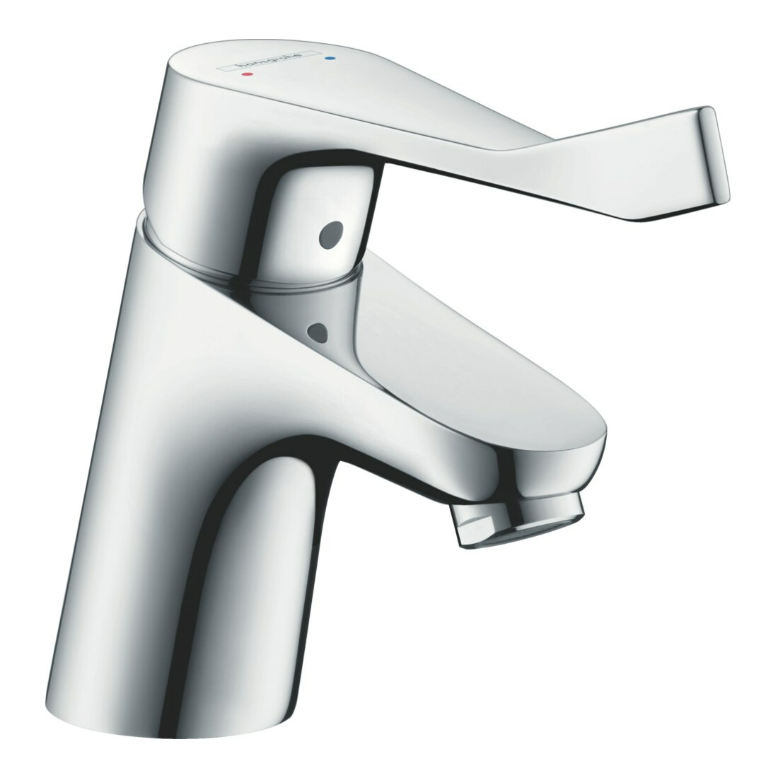 hansgrohe Waschtisch-Einhebelmischer Focus 70 m ZugstAblGar, m ex. lang. Komf.Griff, c