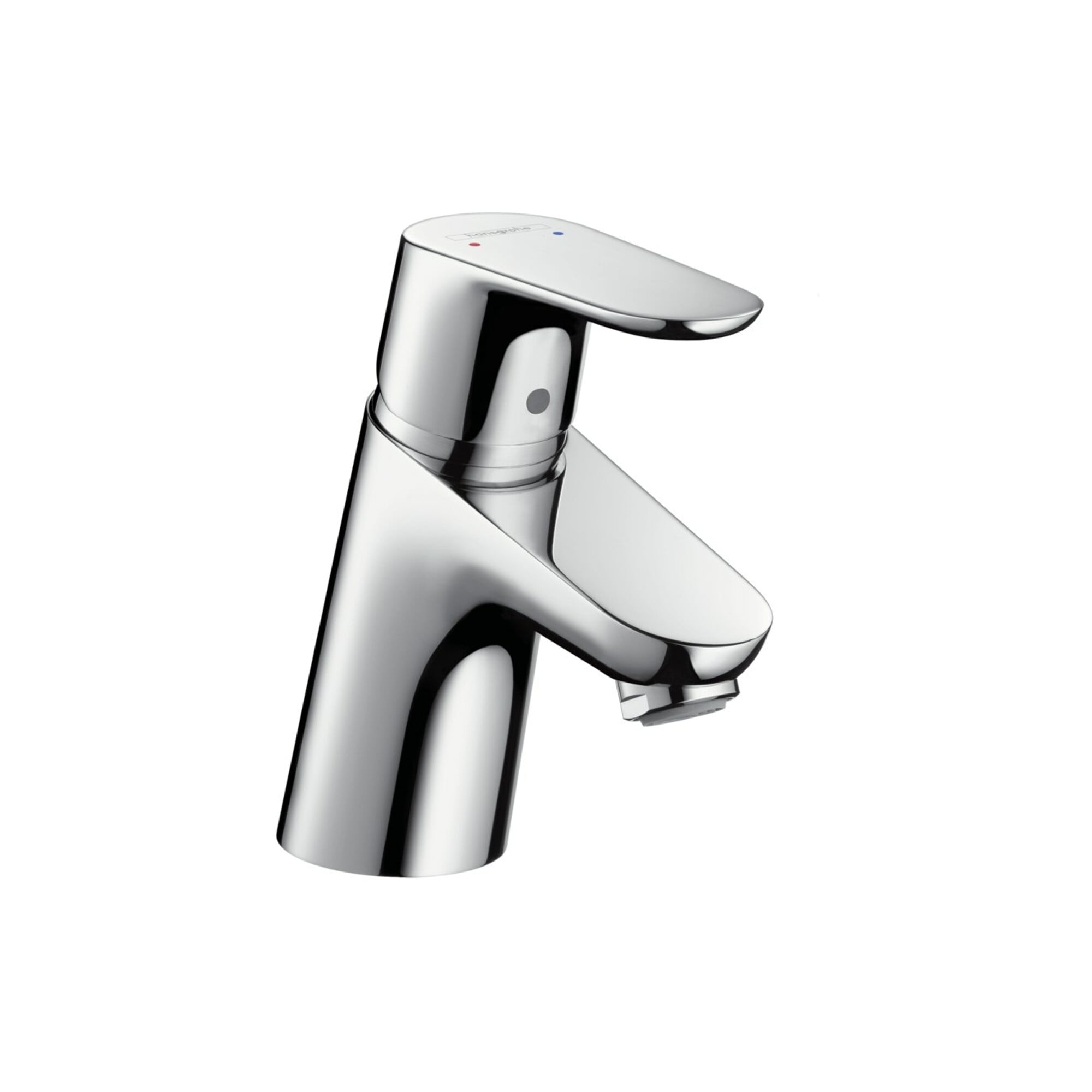 hansgrohe Waschtisch-Einhebelmischer Focus 70 mit Push-Open-Ablaufgarnitur, chrom