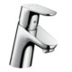 hansgrohe Waschtisch-Einhebelmischer Focus 70 mit Zugstangen-Ablaufgarnitur, chrom-1