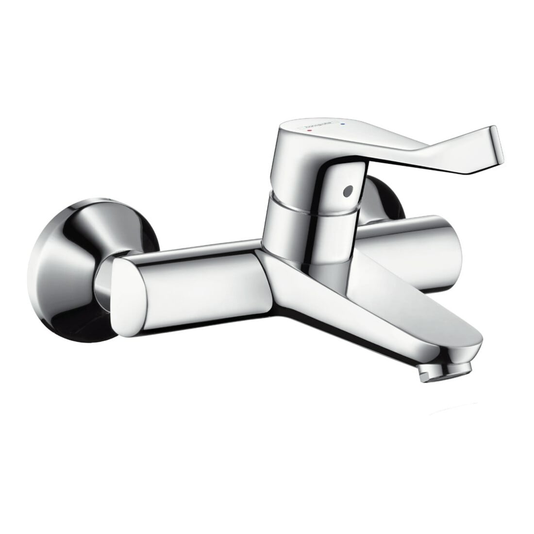 hansgrohe Waschtisch-Einhebelmischer Focus Care AP, m ex. lang. Komf.Griff 121mm, chrom