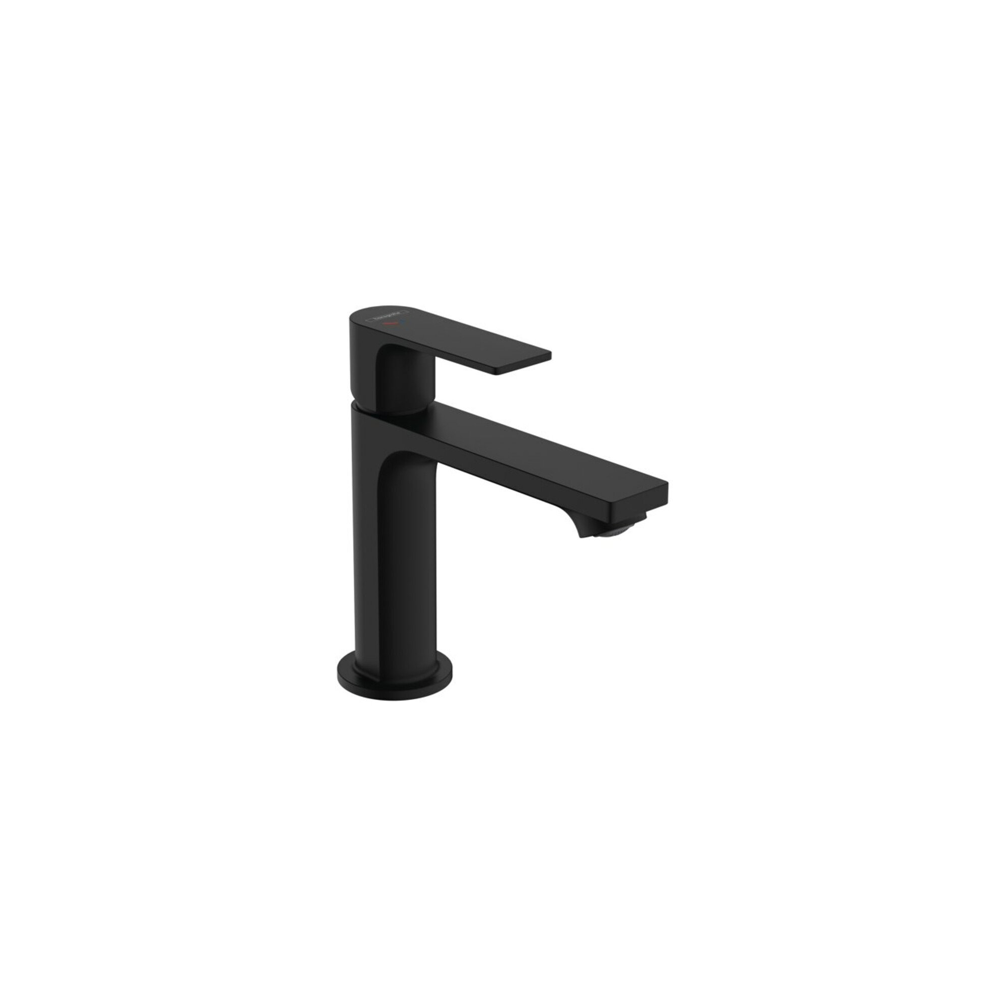 hansgrohe Waschtisch-Einhebelmischer Rebris E 110 CoolSt m Met.-Zugst.-Abl., matt-sw
