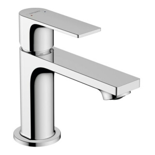 hansgrohe Waschtisch-Einhebelmischer Rebris E 80 mit Zugstangen-Ablaufgarnitur, chrom