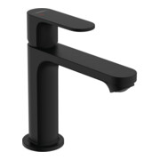 hansgrohe Waschtisch-Einhebelmischer Rebris S 110 CoolSt m Met.-Zugst.-Abl., matt-sw