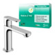 hansgrohe Waschtisch-Einhebelmischer Rebris S 110 mit Zugstangen-Ablaufgarnitur, chrom-2