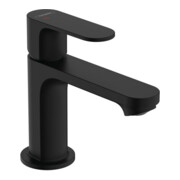 hansgrohe Waschtisch-Einhebelmischer Rebris S 80 CoolSt m Met.-Zugst.-Abl., matt-sw
