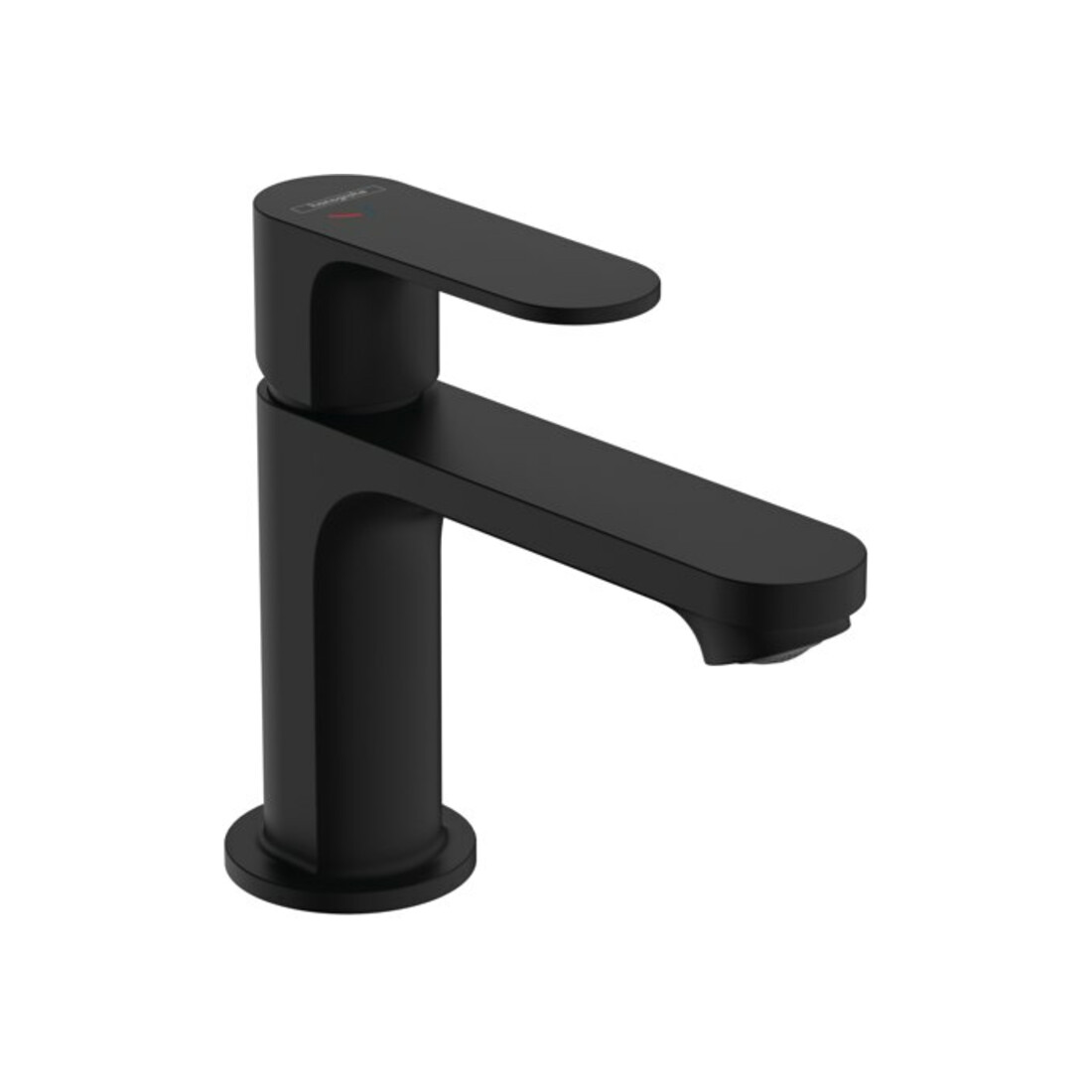 hansgrohe Waschtisch-Einhebelmischer Rebris S 80 CoolSt m Zugst.Abl.Gar., 4 l/m. b 3 b, matt-sw