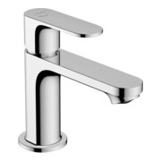 hansgrohe Waschtisch-Einhebelmischer Rebris S 80 CoolSt mit Zugstangen-Ablaufgarnitur, chrom