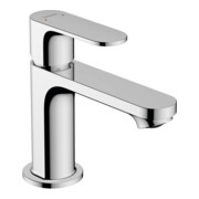 hansgrohe Waschtisch-Einhebelmischer Rebris S 80 mit Zugstangen-Ablaufgarnitur, chrom