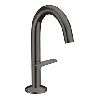 hansgrohe Waschtisch-Einhebelmischer Sel. 140 Axor One A 122mm, m Pus-Op-Abl, brush. bla vc