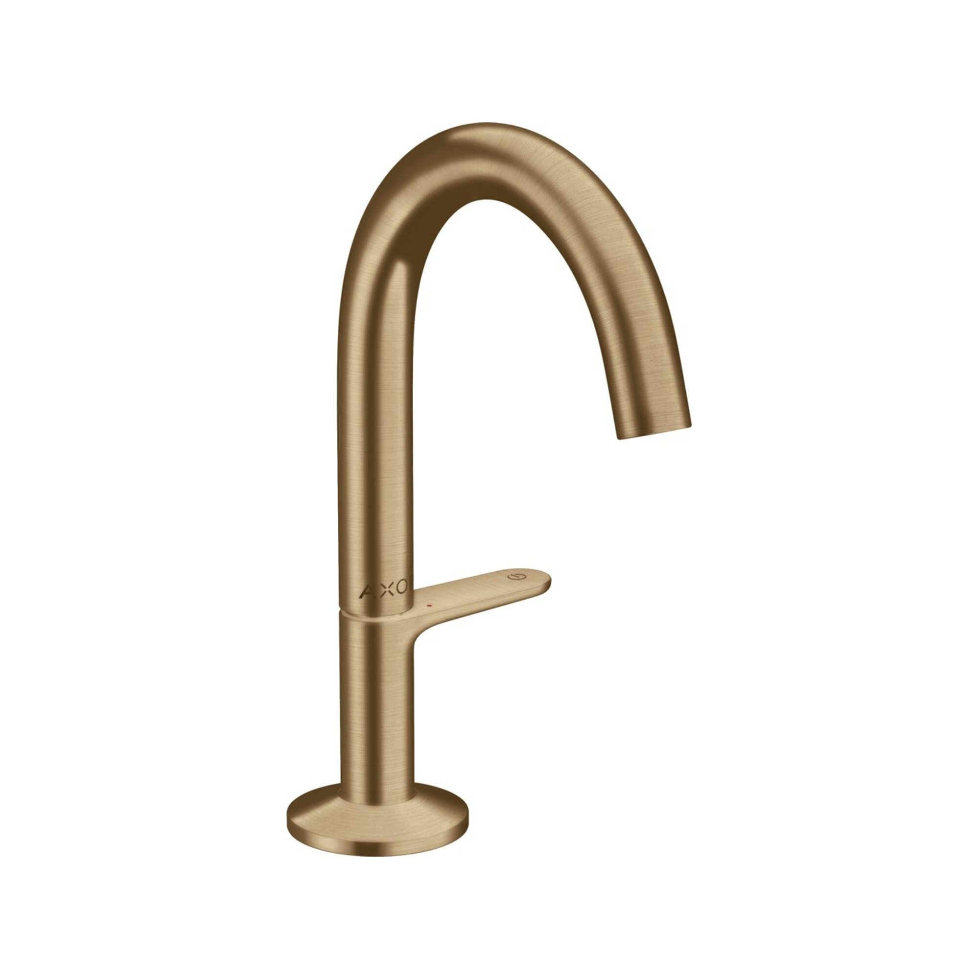 hansgrohe Waschtisch-Einhebelmischer Sel. 140 Axor One A 122mm, m Pus-Op-Abl, brush. bron