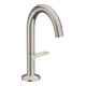 hansgrohe Waschtisch-Einhebelmischer Sel. 140 Axor One A 122mm, m Pus-Op-Abl, Edelstahl-Optik-1