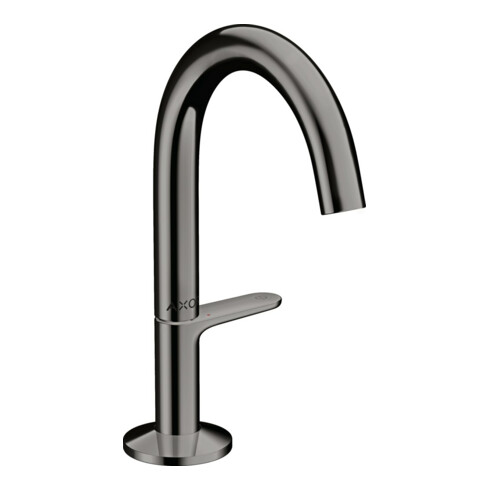 hansgrohe Waschtisch-Einhebelmischer Sel. 140 Axor One A 122mm, m Pus-Op-Abl, pol. bla vc