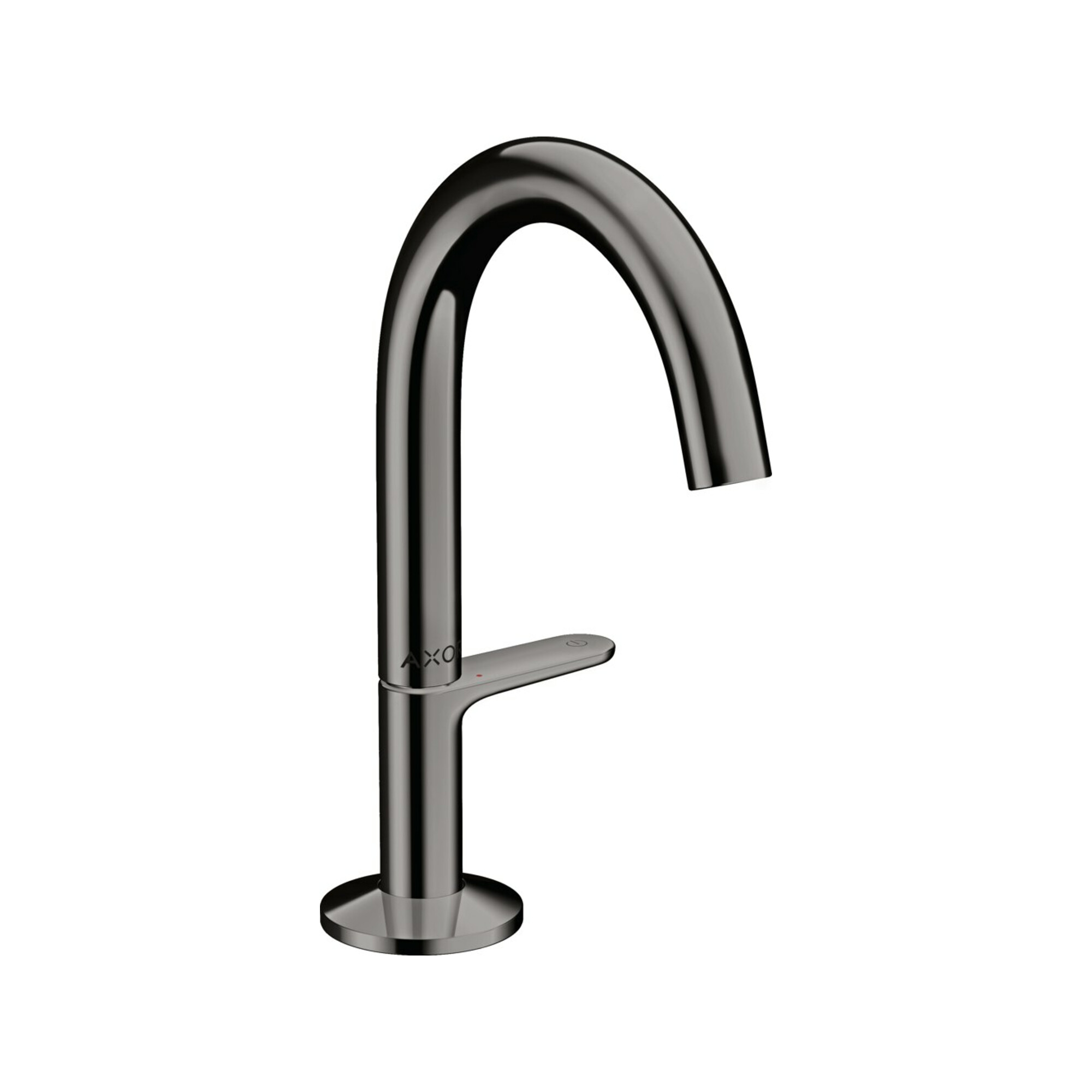 hansgrohe Waschtisch-Einhebelmischer Sel. 140 Axor One A 122mm, m Pus-Op-Abl, pol. bla vc