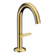 hansgrohe Waschtisch-Einhebelmischer Sel. 140 Axor One A 122mm, m Pus-Op-Abl, pol. gol opt-1
