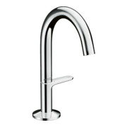 hansgrohe Waschtisch-Einhebelmischer Sel. 140 Axor One Ausl. 122mm, m Push-Open-Ablaufg., chrom