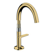 hansgrohe Waschtisch-Einhebelmischer Sel. 170 Axor One A 140mm, m Pus-Op-Abl, pol. gol opt-3