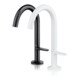 hansgrohe Waschtisch-Einhebelmischer Sel. 170 Axor One A 140mm, m Push-Open-Ablaufg., matt-sw