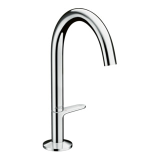 hansgrohe Waschtisch-Einhebelmischer Sel. 170 Axor One Ausl. 140mm, m Push-Open-Ablaufg., chrom