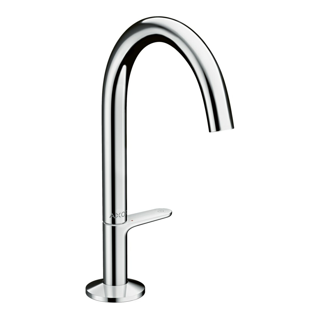 hansgrohe Waschtisch-Einhebelmischer Sel. 170 Axor One Ausl. 140mm, m Push-Open-Ablaufg., chrom