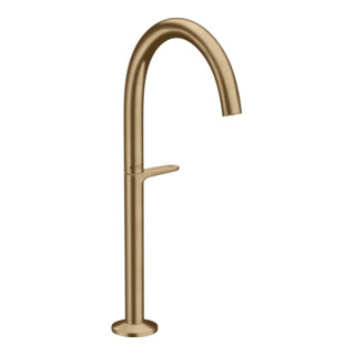 hansgrohe Waschtisch-Einhebelmischer Sel. 260 Axor One A 165mm, f AWT, m Pus-Op-Abl, b bron
