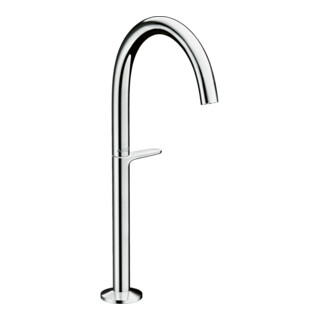 hansgrohe Waschtisch-Einhebelmischer Sel. 260 Axor One A 165mm, f AWT, m Pus-Op-Abl, chr