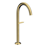hansgrohe Waschtisch-Einhebelmischer Sel. 260 Axor One A 165mm, f AWT, m Pus-Op-Abl, po gol opt