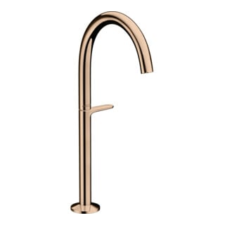 hansgrohe Waschtisch-Einhebelmischer Sel. 260 Axor One A 165mm, f AWT, m Pus-Op-Abl, pol. r gol