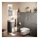 hansgrohe Waschtisch-Einhebelmischer Zesis S Ausl. 105mm, Push-Open, Synthetik, chrom