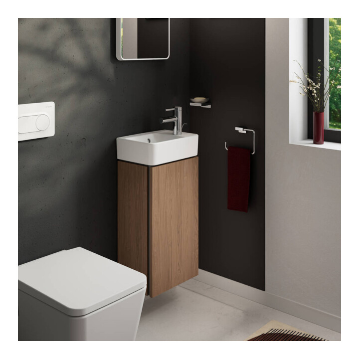 hansgrohe Waschtisch-Einhebelmischer Zesis S Ausl. 105mm, Push-Open, Synthetik, chrom