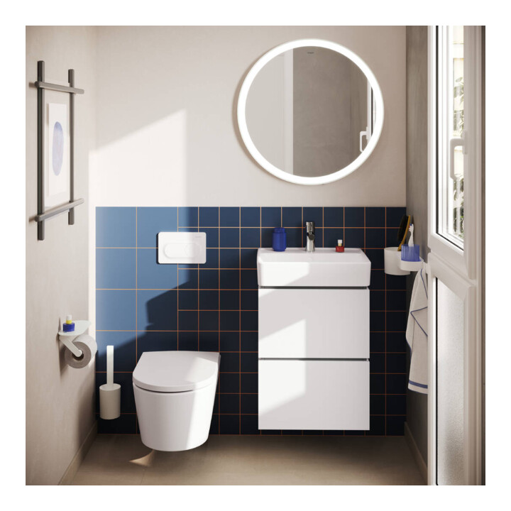 hansgrohe Waschtisch-Einhebelmischer Zesis S Ausl. 105mm, Push-Open, Synthetik, chrom