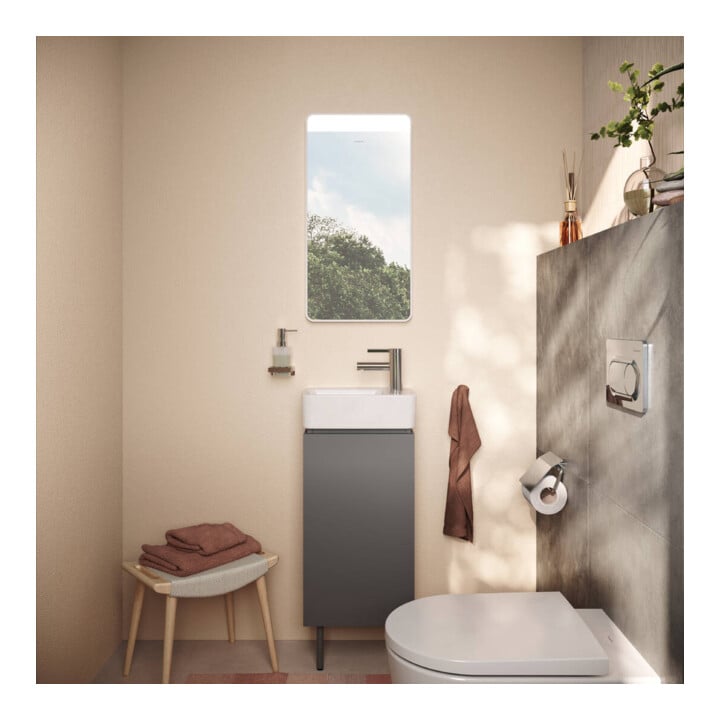 hansgrohe Waschtisch-Einhebelmischer Zesis S Ausl. 105mm, Push-Open, Synthetik, chrom