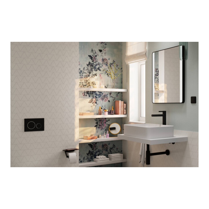 hansgrohe Waschtisch-Einhebelmischer Zesis S Ausl. 178mm, Zugstg., Synthetik, sw matt