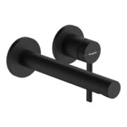 hansgrohe Waschtisch-Einhebelmischer Zesis S UP, für Wandmontage, schwarz matt-1