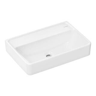 hansgrohe Waschtisch Xanuia Q 550x370mm, ohne Hahnloch/Überlauf, weiß
