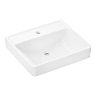 hansgrohe Waschtisch Xanuia Q 550x480mm, m Hahnl., o. ÜL, SC, weiß