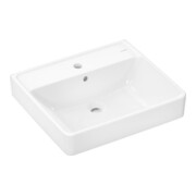 hansgrohe Waschtisch Xanuia Q 550x480mm, mit Hahnloch/Überlauf, weiß