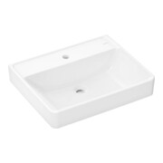 hansgrohe Waschtisch Xanuia Q 600x480mm, m Hahnl., o. ÜL, SC, weiß
