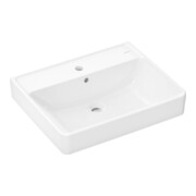 hansgrohe Waschtisch Xanuia Q 600x480mm, mit Hahnloch/Überlauf, weiß