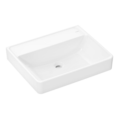 hansgrohe Waschtisch Xanuia Q 600x480mm, ohne Hahnloch/Überlauf, weiß