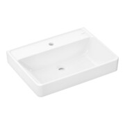 hansgrohe Waschtisch Xanuia Q 650x480mm, mit Hahnloch/Überlauf, weiß