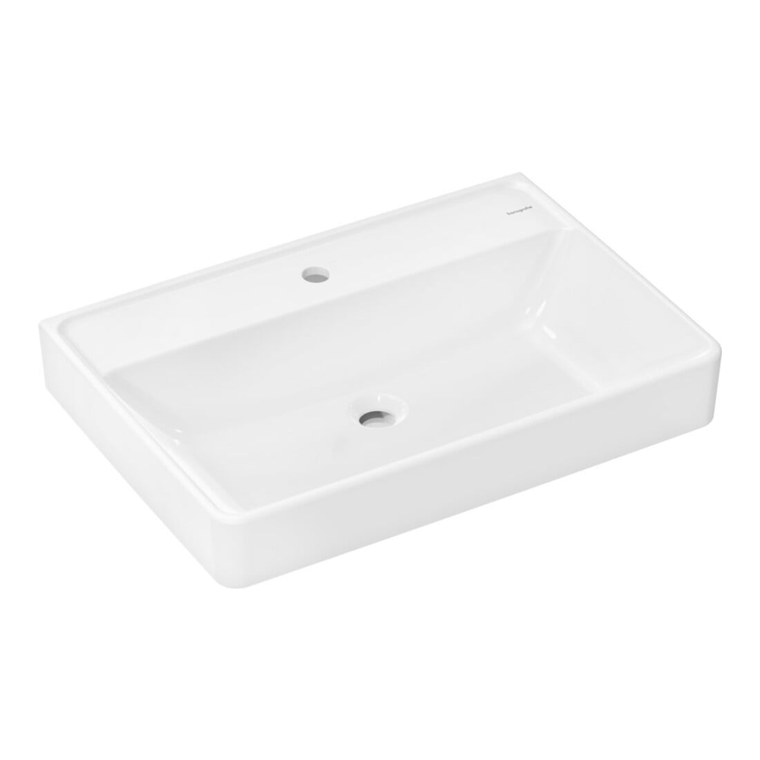 hansgrohe Waschtisch Xanuia Q 700x480mm, m Hahnl., o. ÜL, SC, weiß