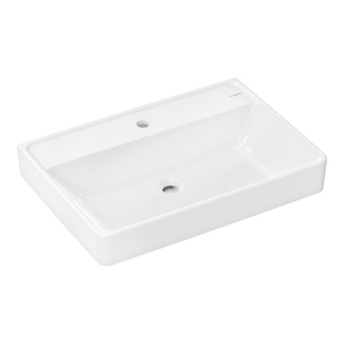 hansgrohe Waschtisch Xanuia Q 700x480mm, m Hahnl., ohne Überlauf, weiß