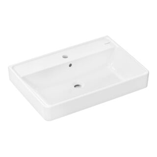 hansgrohe Waschtisch Xanuia Q 700x480mm, m HL/ÜL, geschliffen, weiß