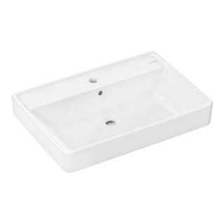 hansgrohe Waschtisch Xanuia Q 700x480mm, m HL/ÜL, SmartClean, weiß